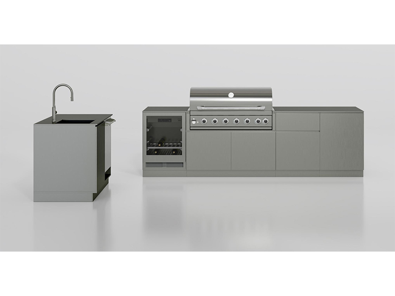 Stainless Steel Outdoor Kitchen Sink Cabinet