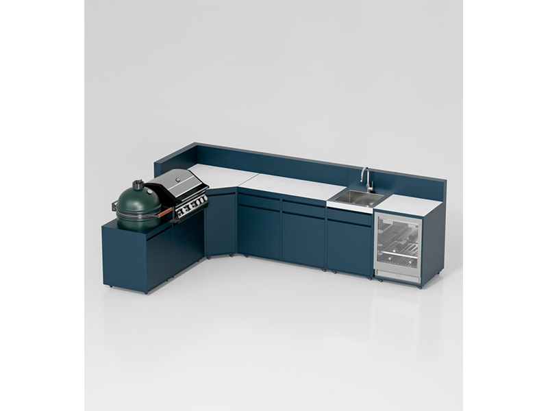Outdoor Kitchen Stainless Steel Sink Cabinet