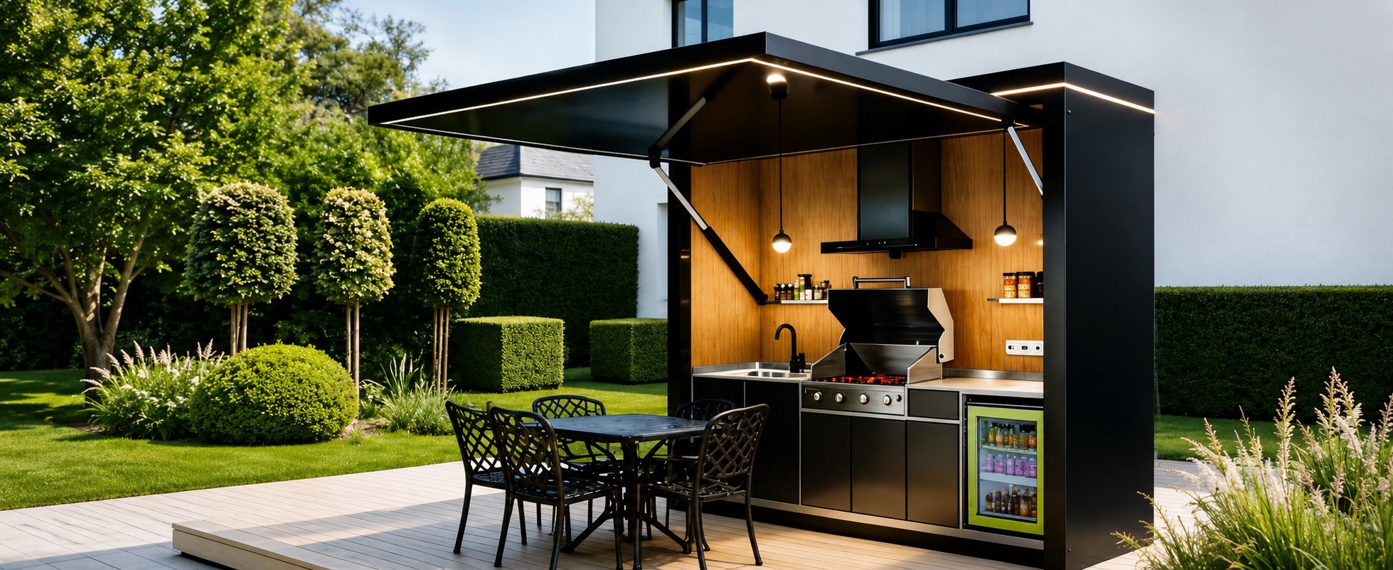 Custom Outdoor Kitchen Cabinets